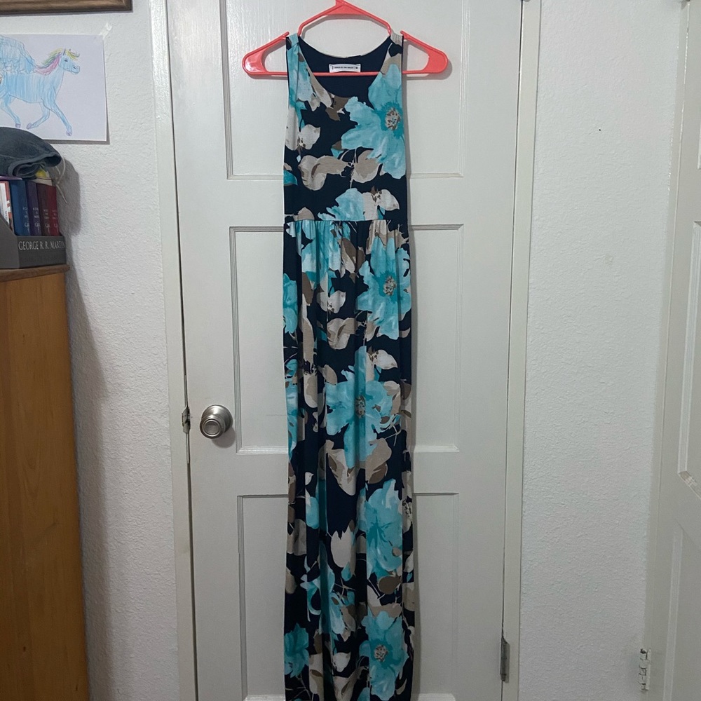 NWOT racer back maxi dress